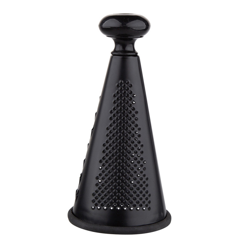 ALTOM DESIGN OKRUGLI METALNI RIBEŽ 22,5X11,5 CM CRNI- 0204015808 - EOL