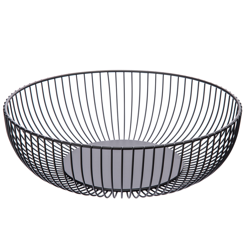 Altom Design okrugla metalna košara crna 0204025123 - EOL