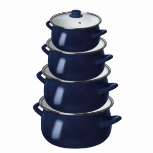 Altom Design set emajliranih lonaca – plava 02050021343