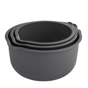 Altom Design set 3 plastične zdjele – siva 02070151150