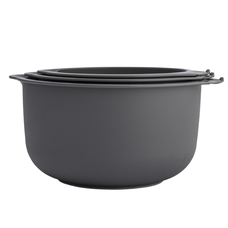 Altom Design set 3 plastične zdjele - siva 02070151150