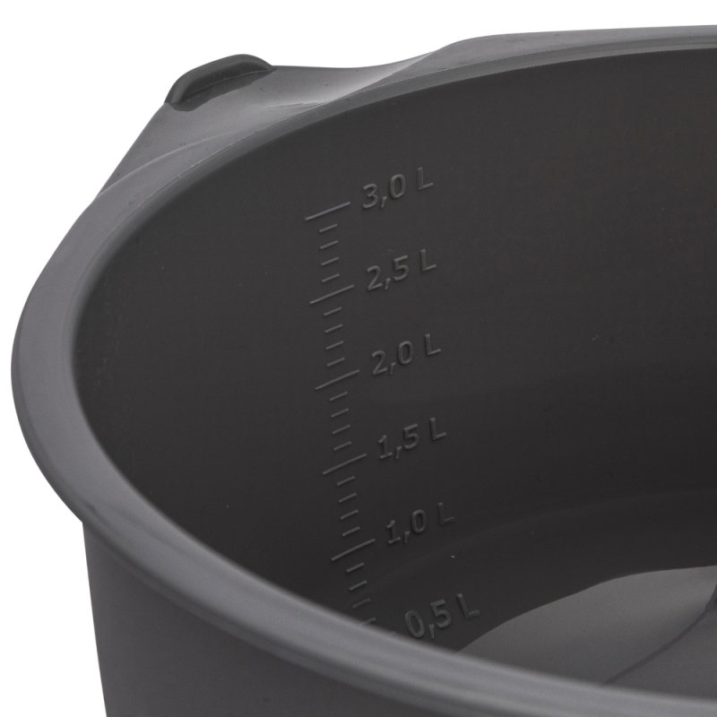Altom Design set 3 plastične zdjele - siva 02070151150
