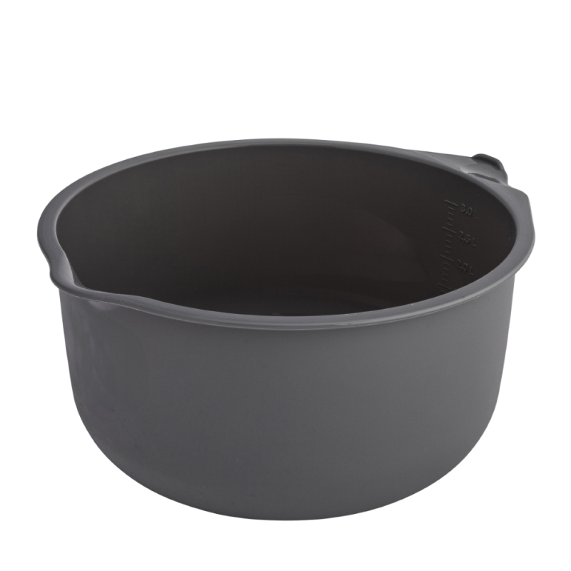 Altom Design set 3 plastične zdjele - siva 02070151150