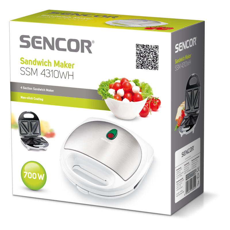 Sencor preklopni toster SSM 4310WH