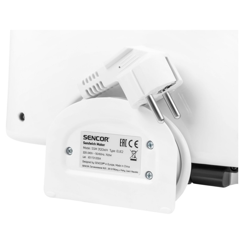 Sencor preklopni toster SSM 3120WH