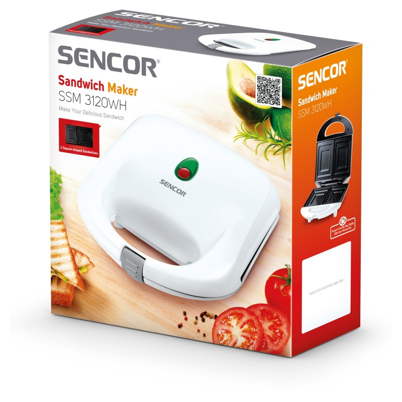Sencor preklopni toster SSM 3120WH