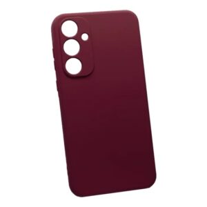 SAMSUNG A37 5G MASKICA +CLASS SILICONE EDGE, VINO CRVENA