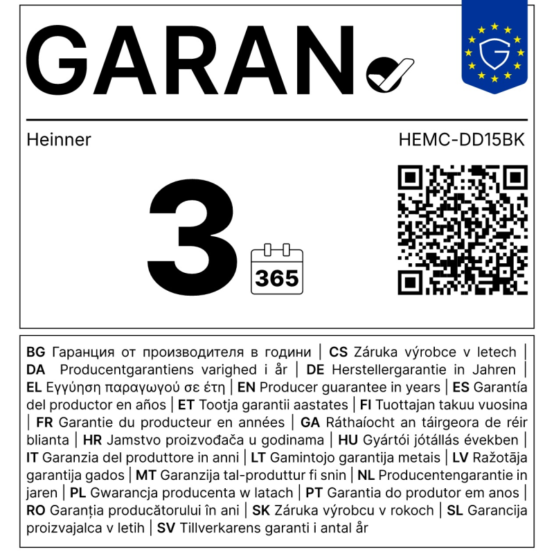 Heinner aparat za espresso kavu HEMC-DD15BK