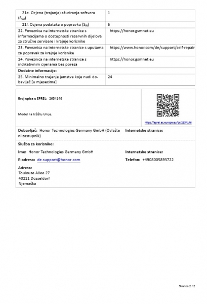 Honor 600 5G 8/256GB Black - Slika 4