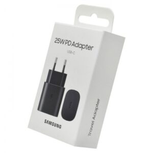 KUĆNI PUNJAČ ORIGINAL ZA SAMSUNG EP-TA800 TIP C PD 25W SUPER FAST CRNI BLISTER