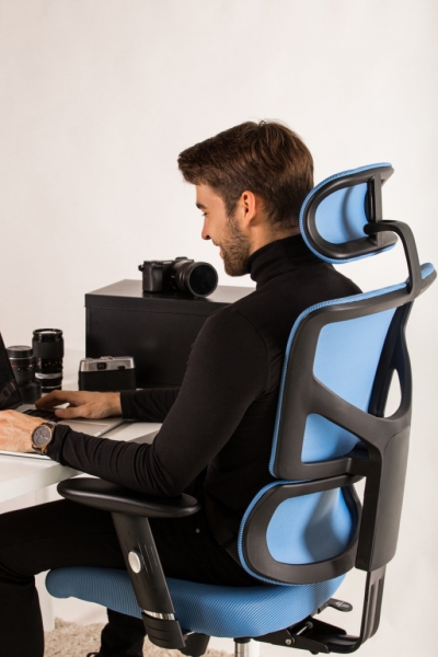 Smart Basic Ergovision uredska stolica - Crna - Slika 9