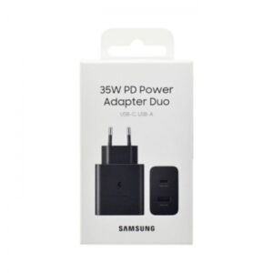 KUĆNI PUNJAČ ORIGINAL ZA SAMSUNG EP-TA220NBEGEU 35W 1*USB+1*TIP C CRNI BLISTER